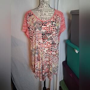 New Directions Colorful XL Lightweight Women's Top